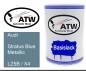 Preview: Audi, Stratus Blue Metallic, LZ5B / X4: 500ml Lackdose, von ATW Autoteile West.